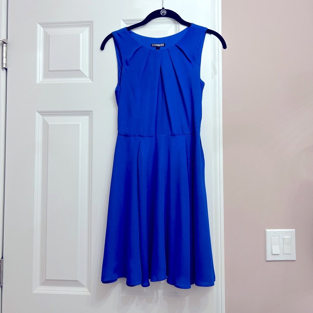 Express Blue Dress - Picture 5 of 5